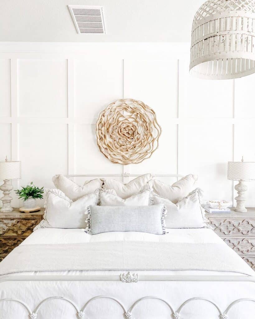 26 Farmhouse Bedroom Accent Wall Ideas