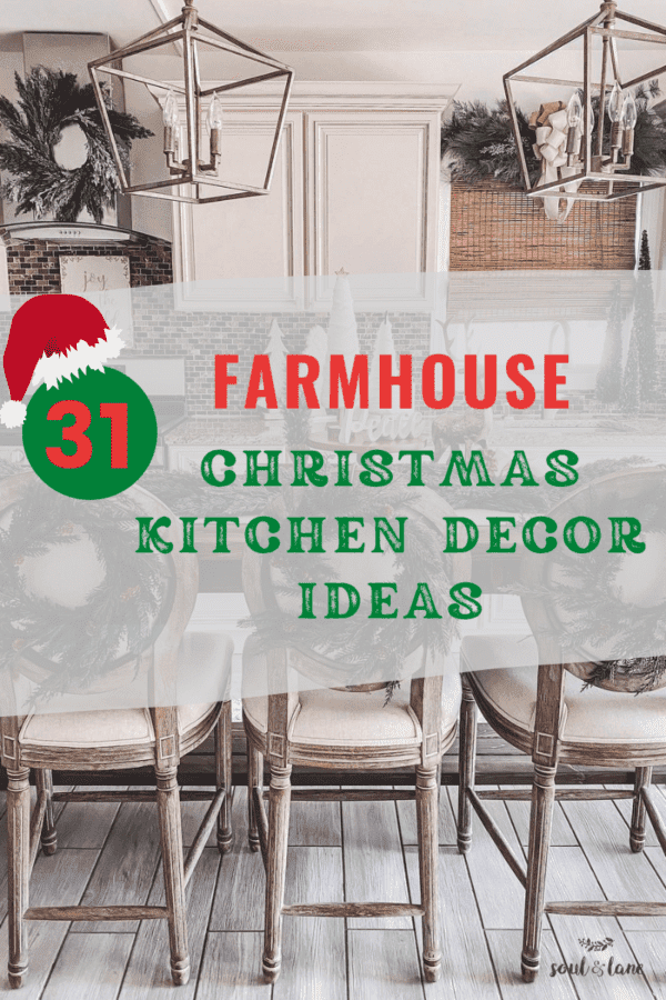 31 Farmhouse Christmas Kitchen Décor Ideas to Make the Merriest Kitchen