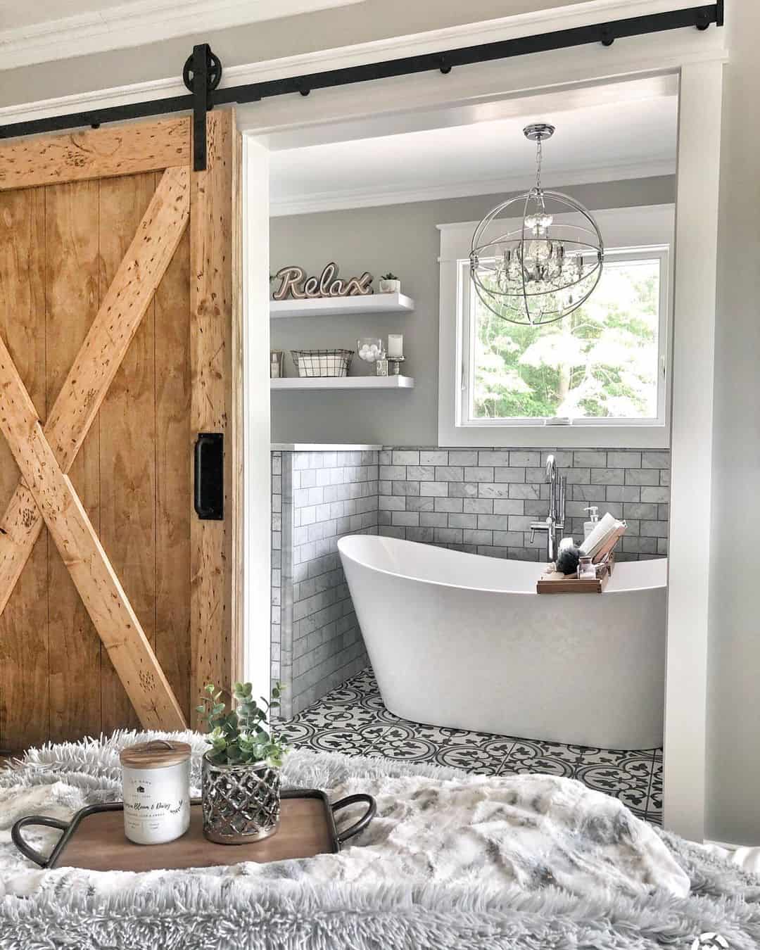 21 White Bathrooms with Wood Accents and a Wealth of Warmth