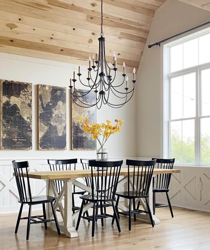 36 Farmhouse Dining Table and Chairs Ideas for a Charming Dining Room ...