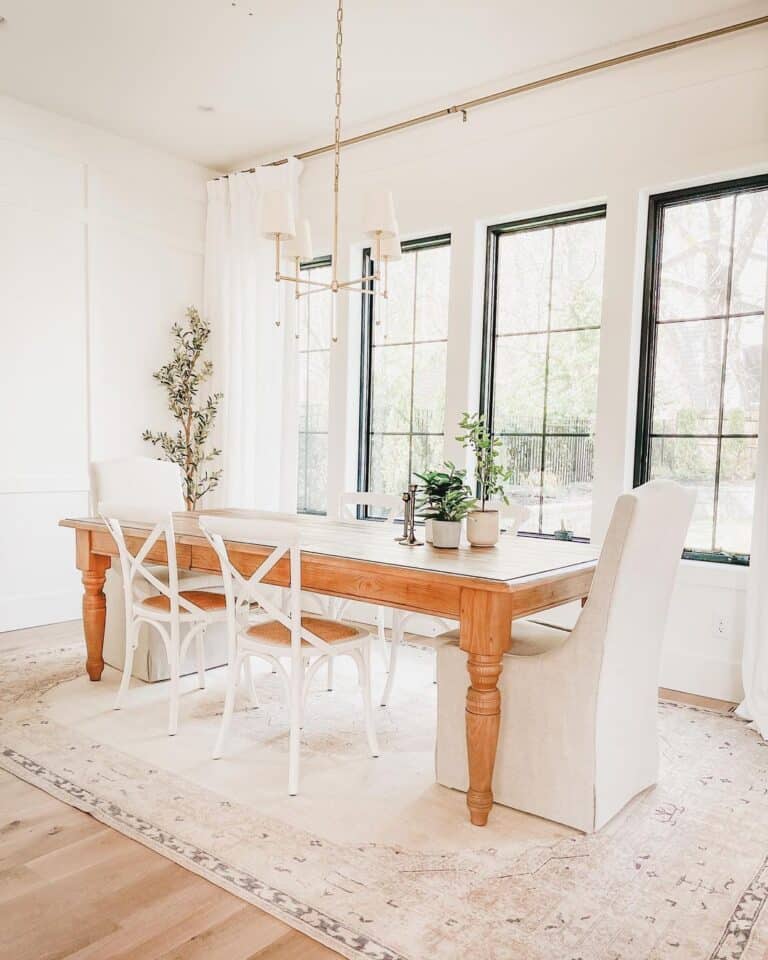 36 Farmhouse Dining Table and Chairs Ideas for a Charming Dining Room ...