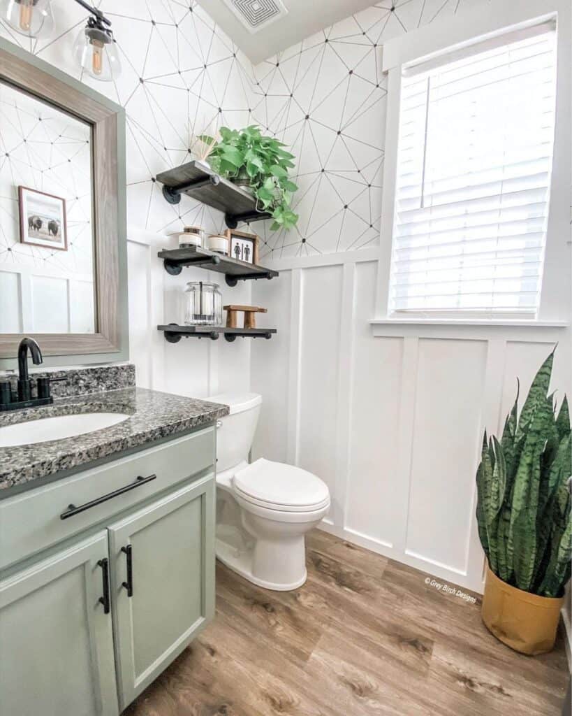 15 Striking Board and Batten Bathrooms That Look Chic and Timeless