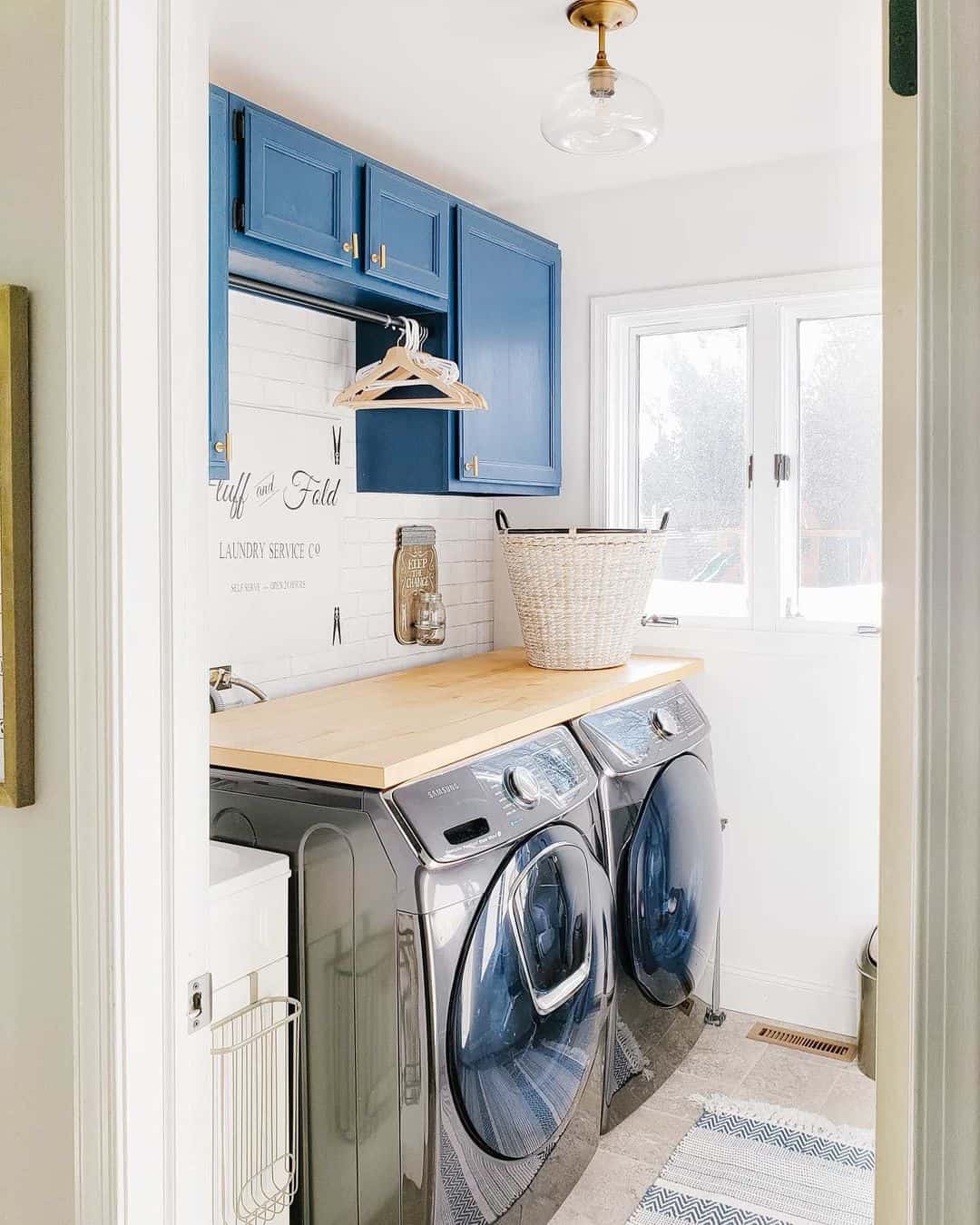 34 Laundry Countertop Ideas for Perfect Storage and Organization