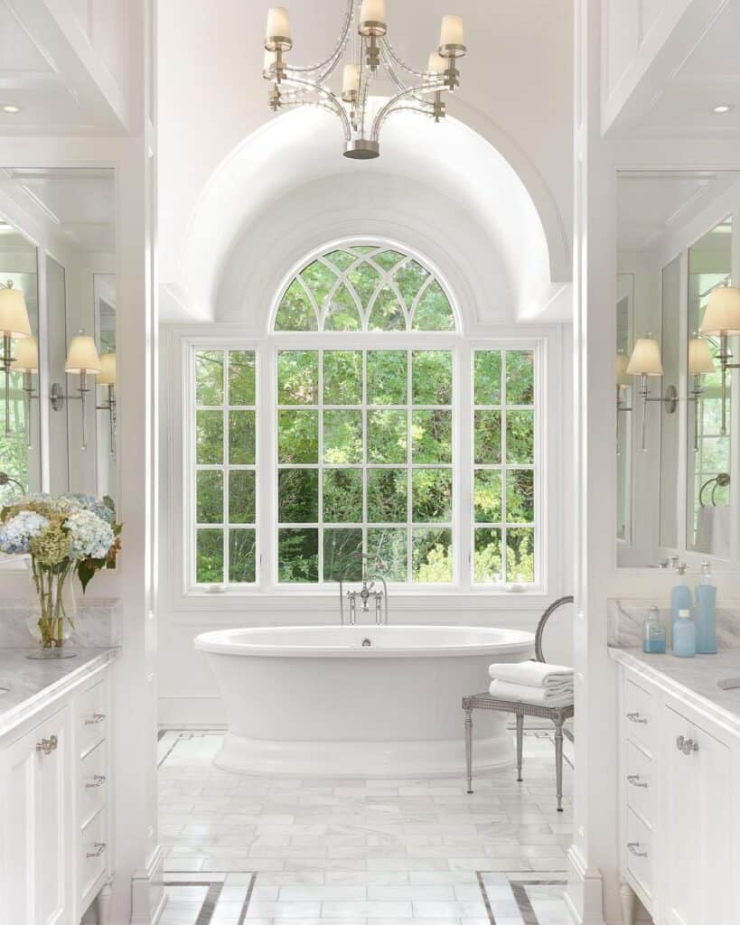 30 Grey Modern Farmhouse Bathrooms That Bring All the Charm