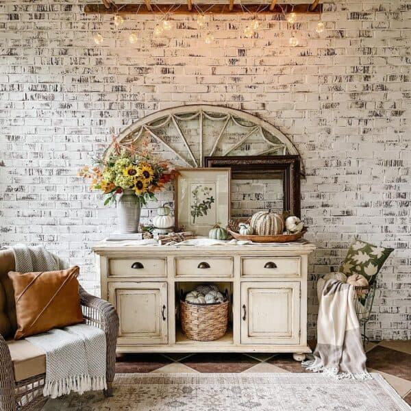 Image showcasing 19 Easy Farmhouse Living Room Accent Walls Ideas to Recreate in Your Home