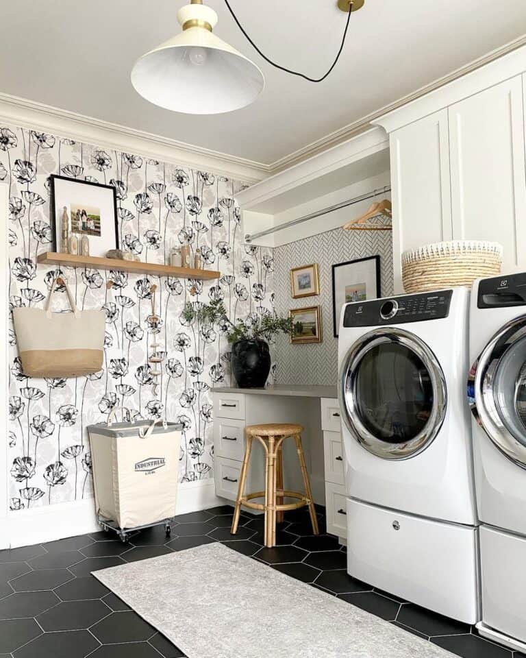 17 Laundry Room Wallpaper Ideas to Spruce Up the Drabness