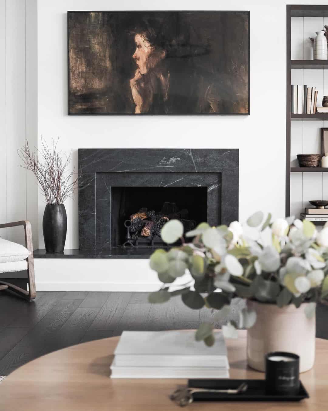 30 Art Above Fireplace Ideas for