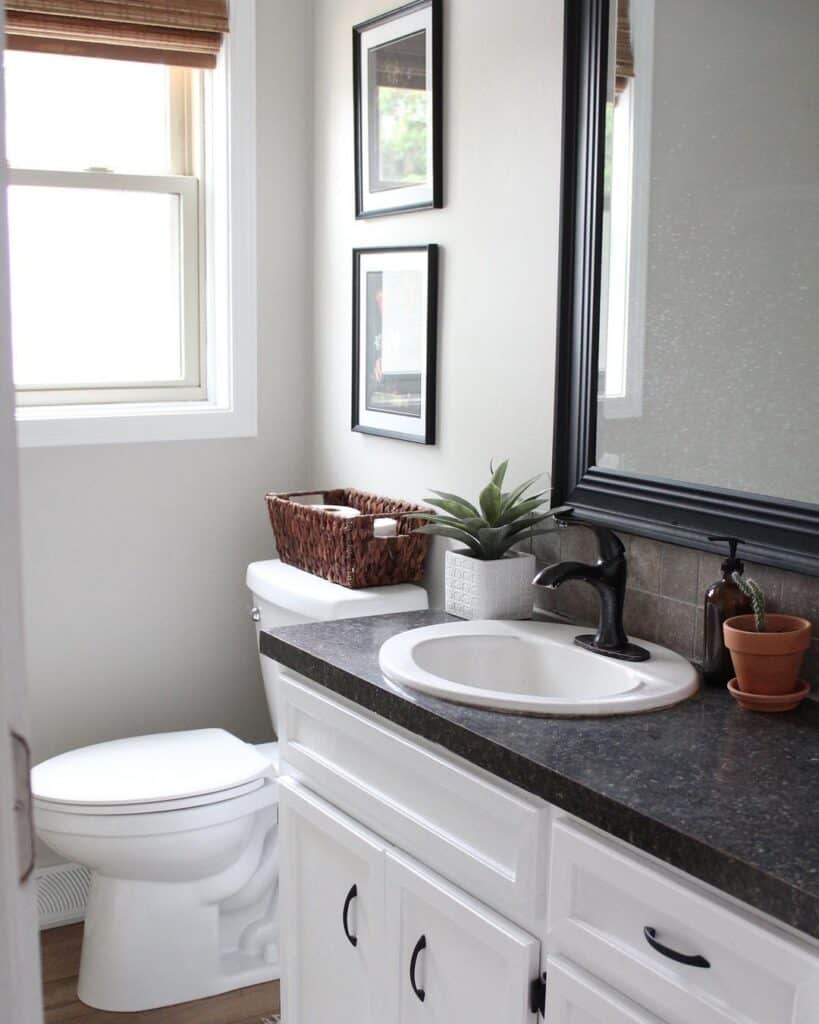 12 Black Bathroom Countertops Ideas to Make a Big Statement