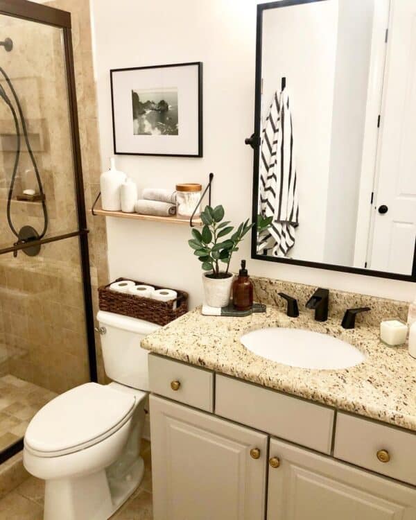 27 Beautiful Black Bathroom Mirrors That Reflect Your Style