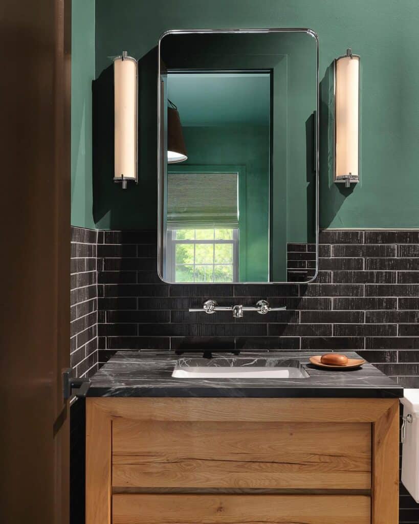 12 Black Bathroom Countertops Ideas to Make a Big Statement