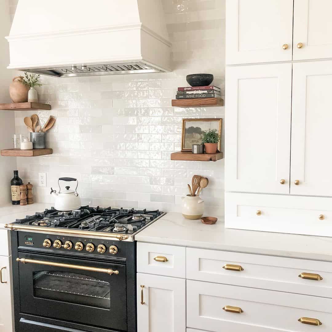 34 Floating Kitchen Shelves to Grace Your Walls