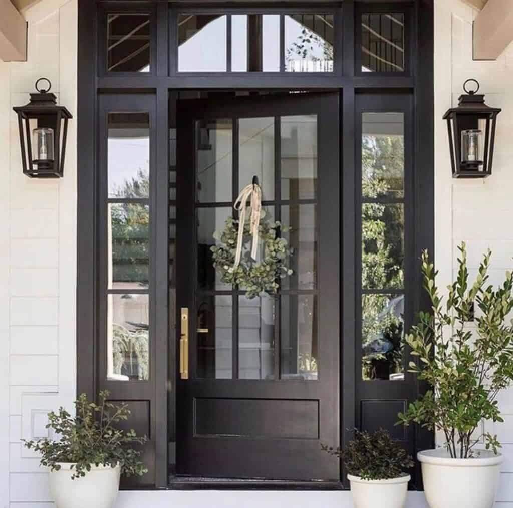 32 Classic Black Front Door Designs for a Timeless Look