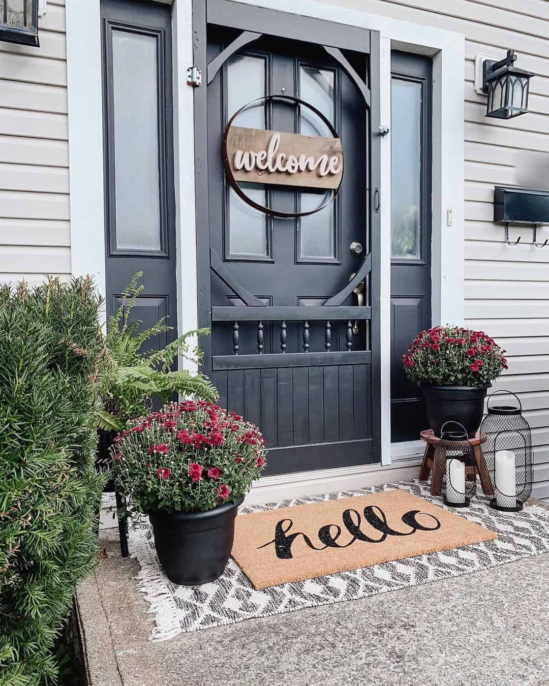 32 Classic Black Front Door Designs for a Timeless Look