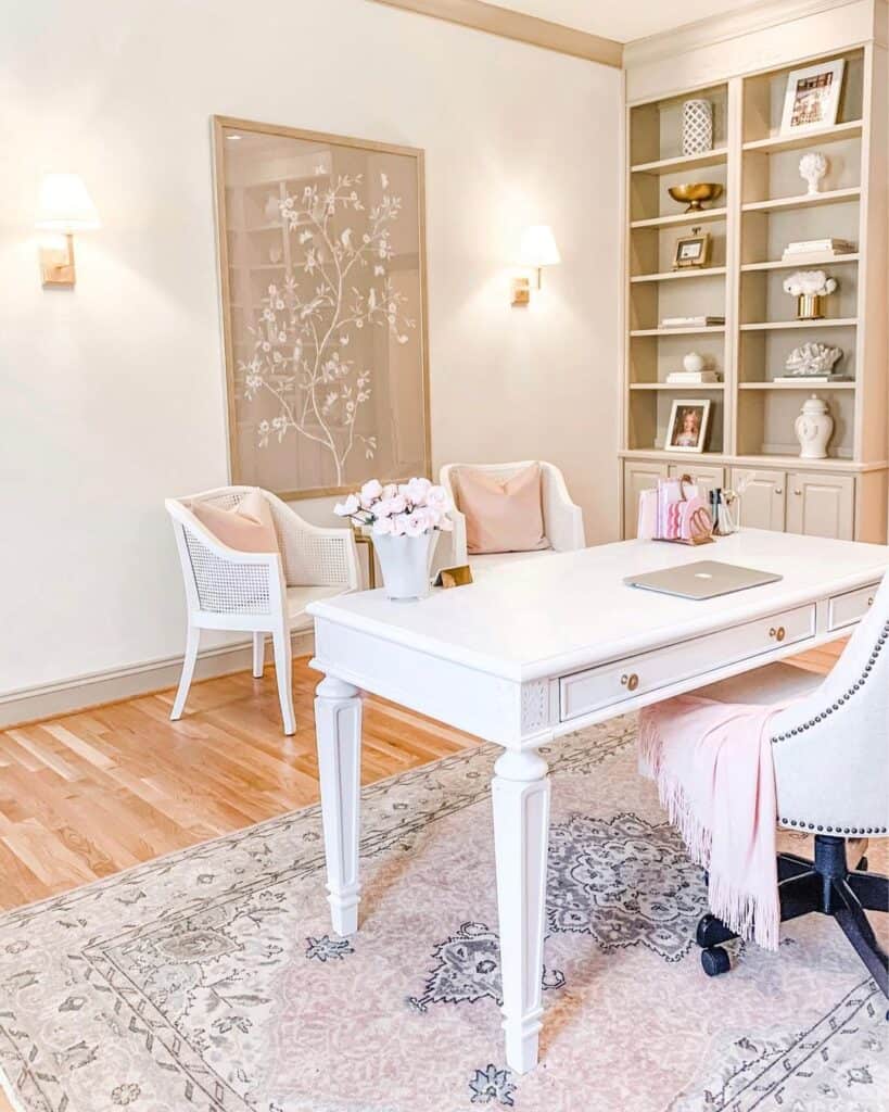35 Sensational White Desk With Drawers for Your Home Office