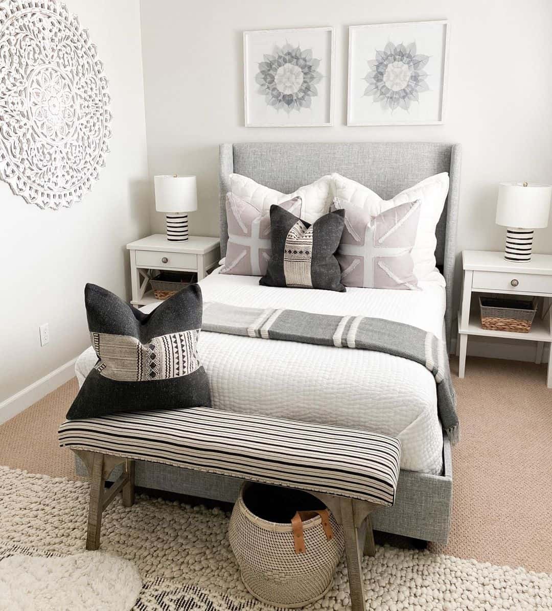 31 Cozy Grey Bedroom Decor Ideas for a Relaxing Room