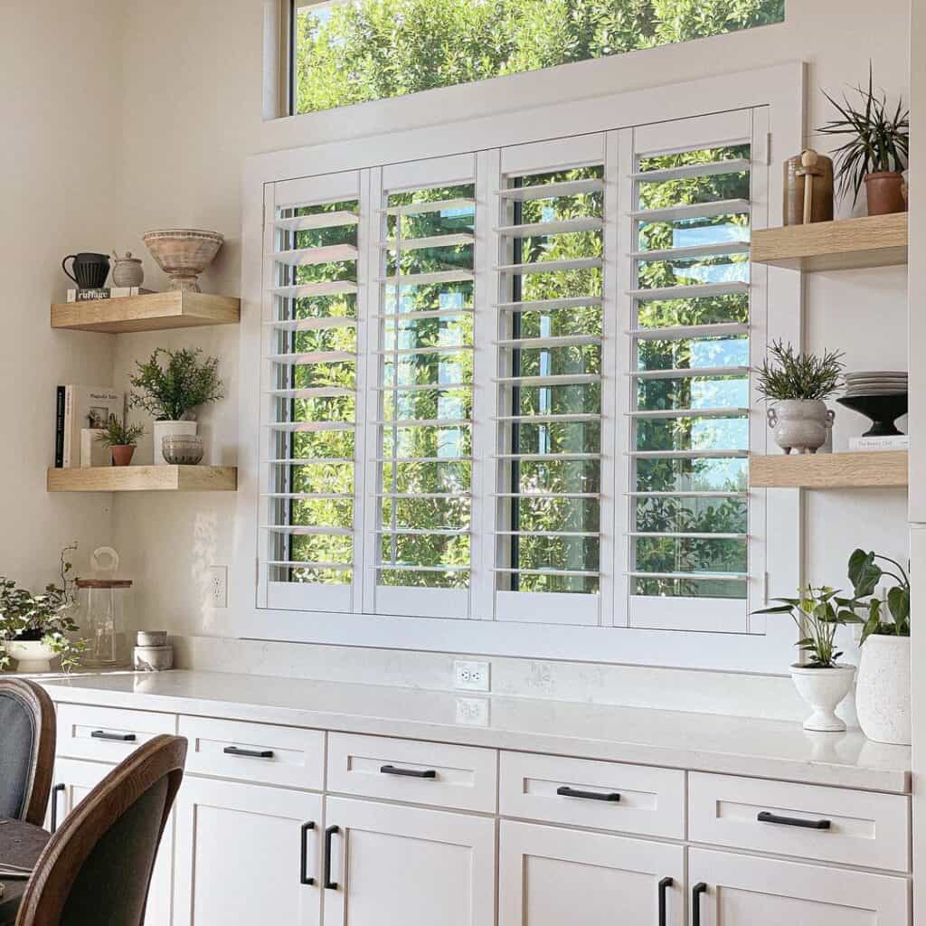 Tile Window Shelf 22 Oak Floating Shelves to Lighten Up Your Home