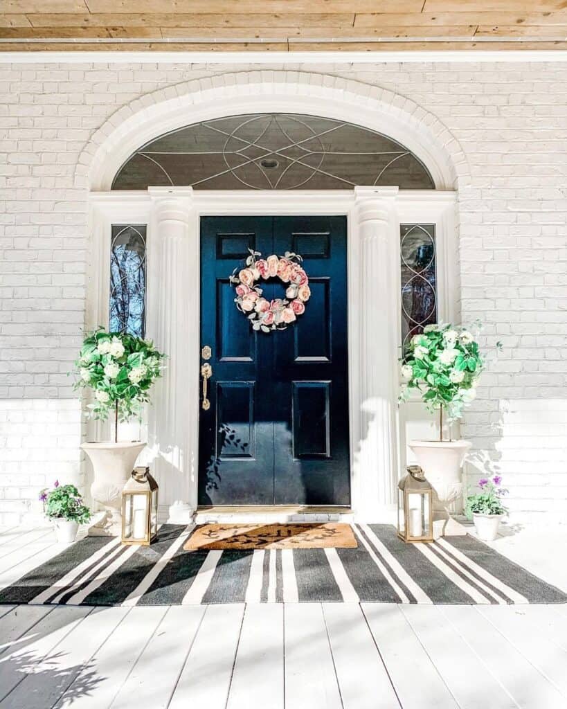 32 Classic Black Front Door Designs for a Timeless Look