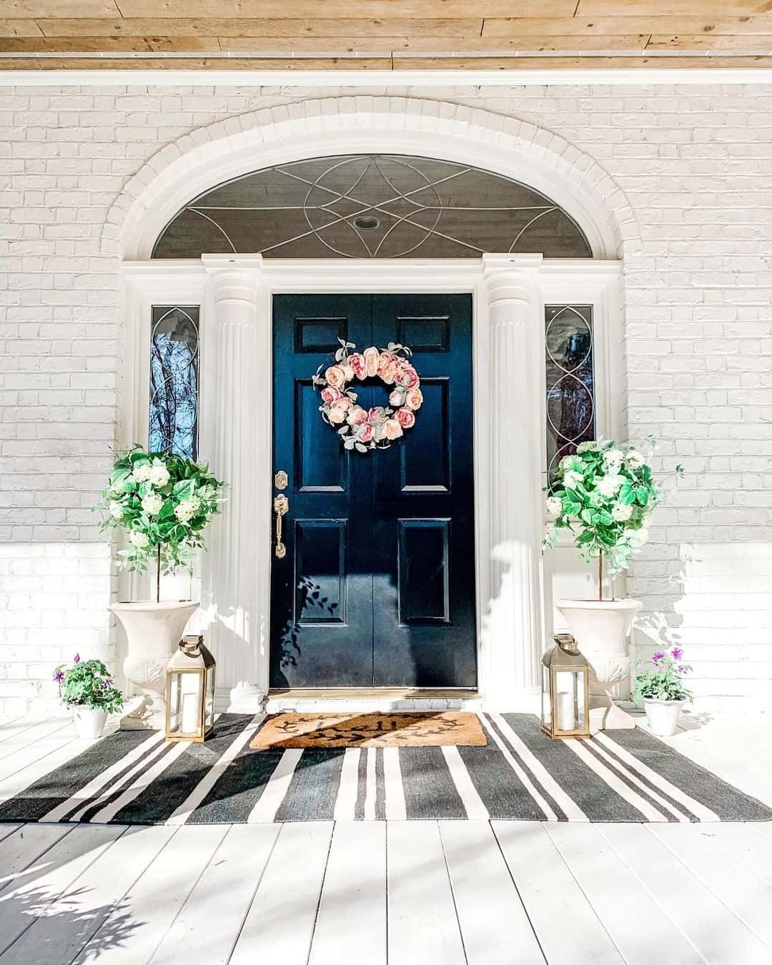 32 Classic Black Front Door Designs for a Timeless Look
