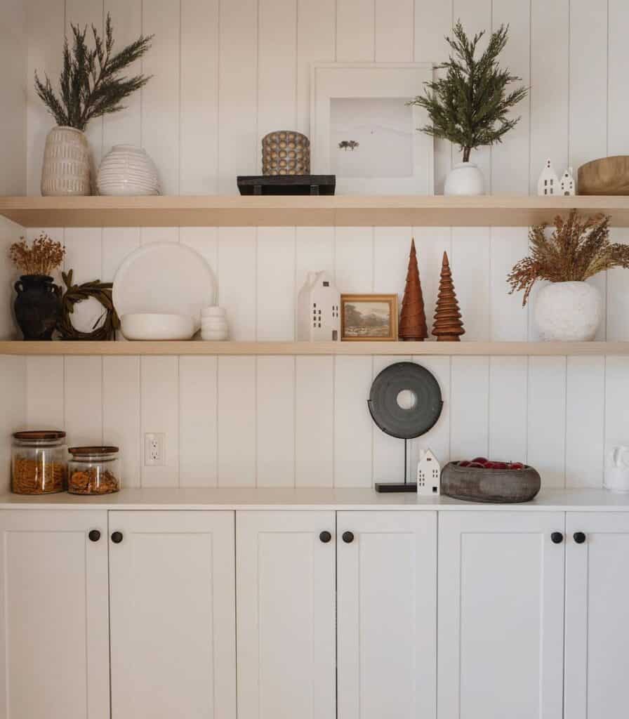 22 Oak Floating Shelves to Lighten Up Your Home