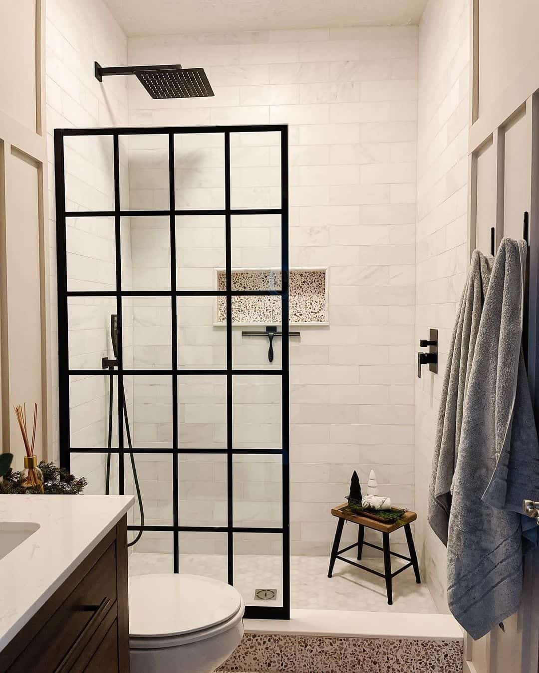 Image showcasing 27 Shower Niche Trim Ideas to Finish Off Your Shower