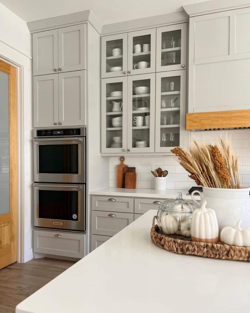 32 Ideas for Upper Kitchen Cabinets with Glass Doors that Impress