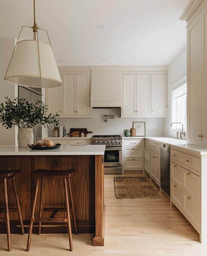 18 Beige Kitchen Cabinets That Are an Alternative to White
