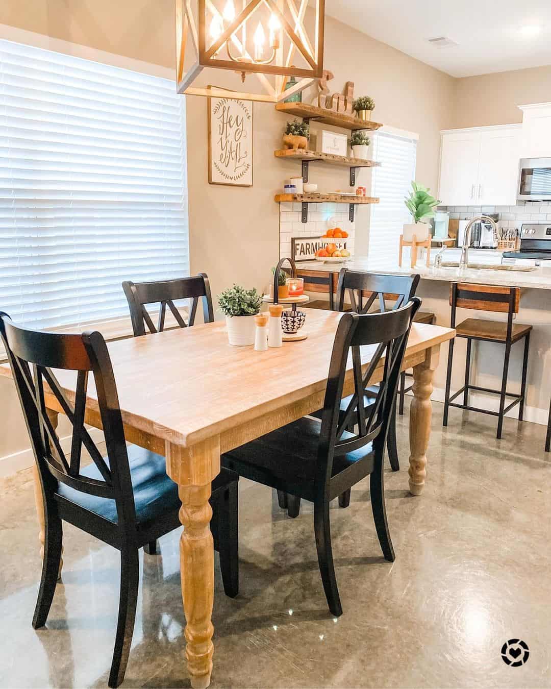 36 Fabulous Kitchen Table Decor Ideas to Beautify Your Space