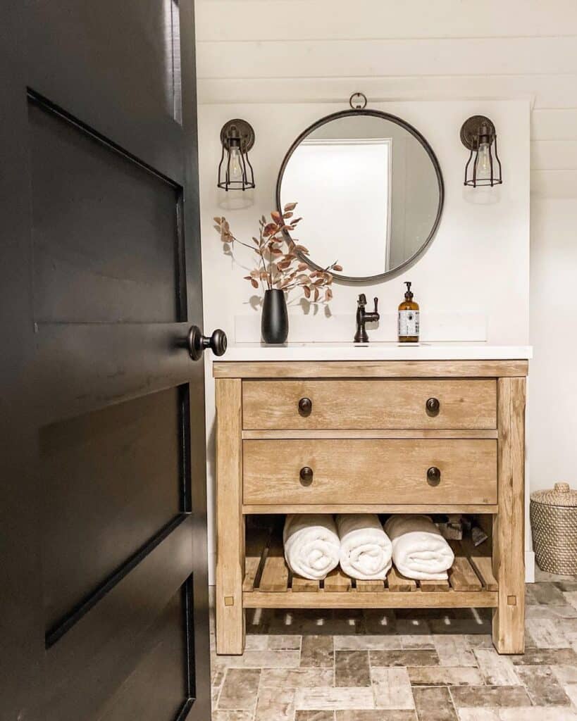 26 Natural Wood Bathroom Vanity Ideas for an Organic Look