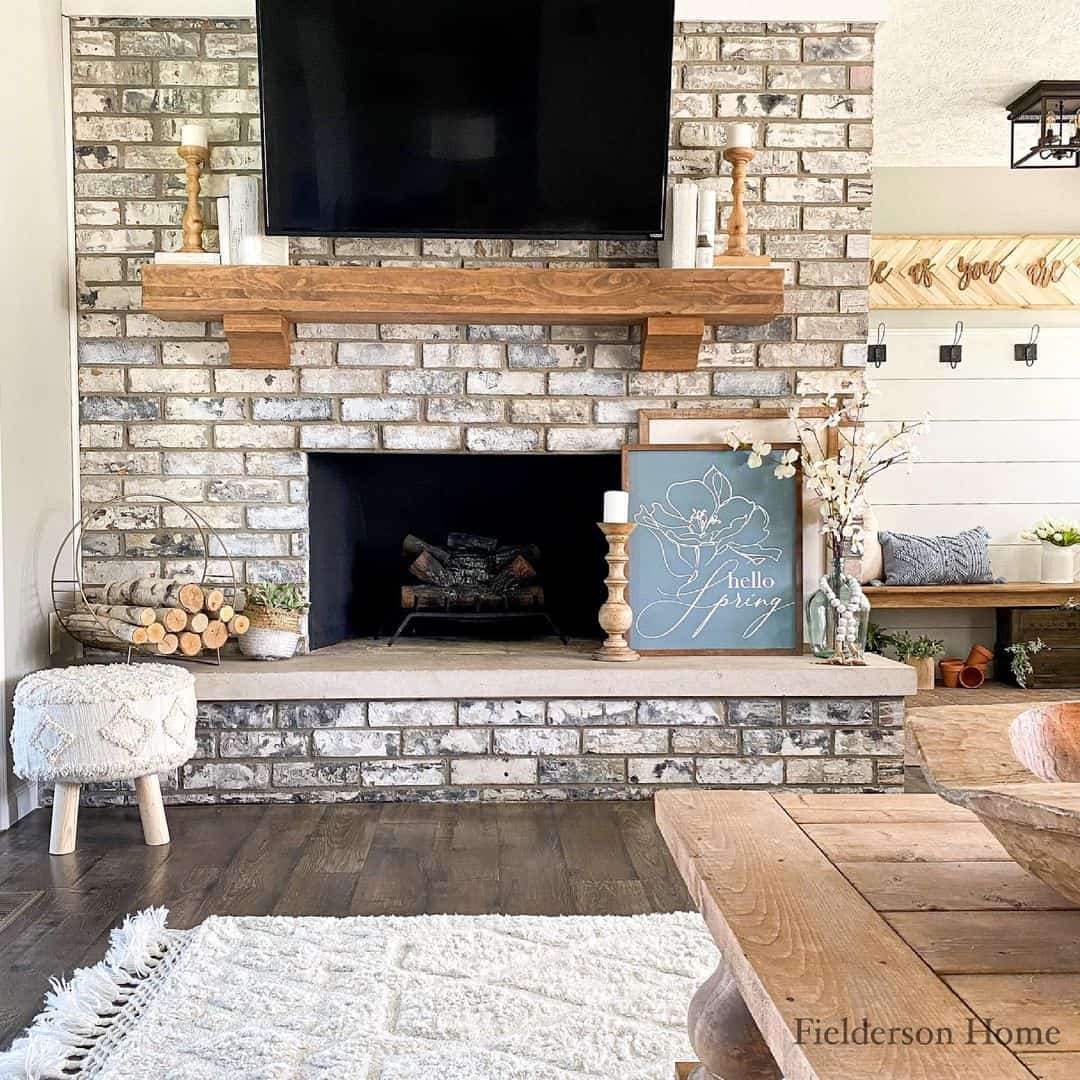 35 Fireplace Wall Ideas with TV to Create Viewing Magic