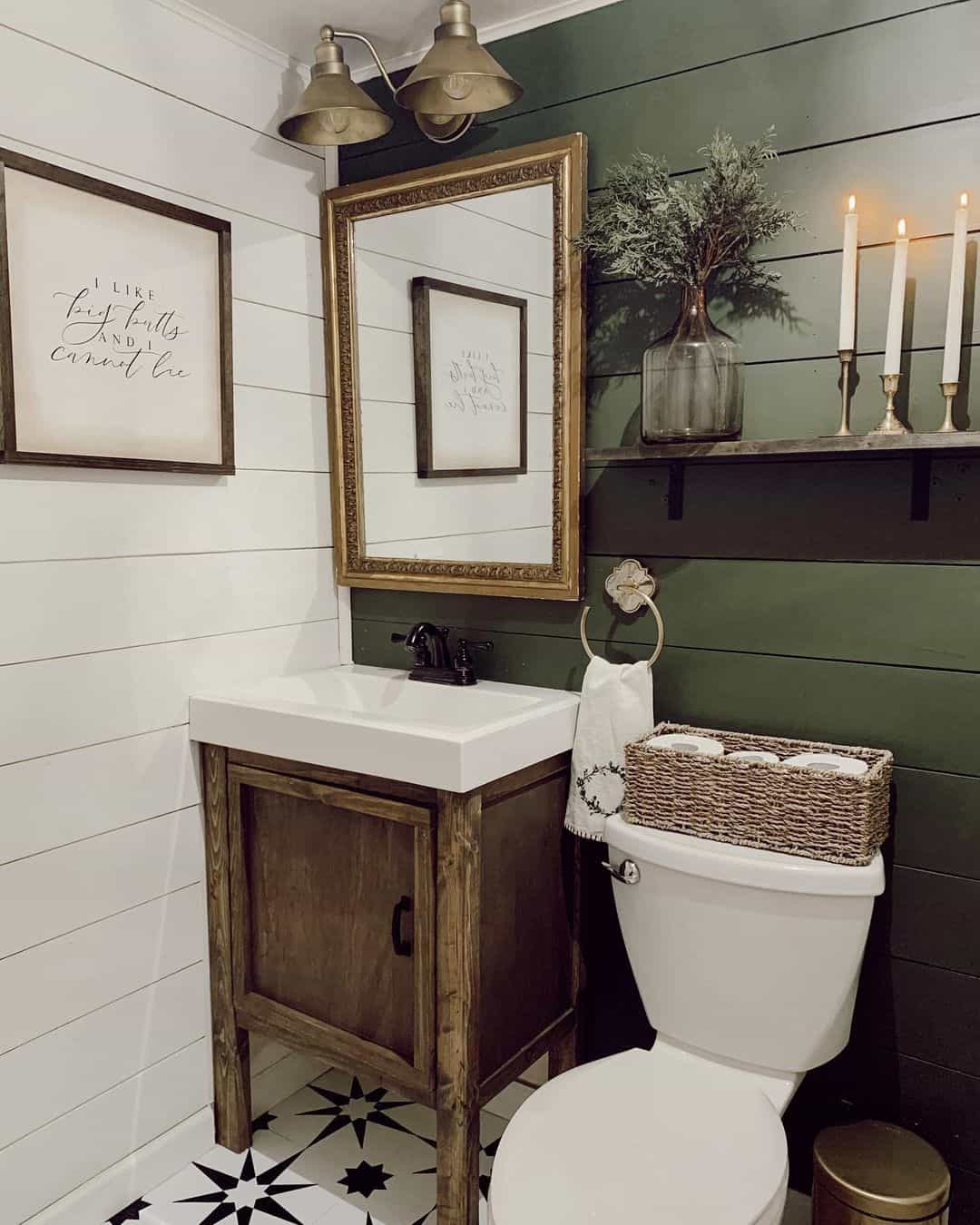 34 Stunning Ideas For Adding a Shiplap Bathroom In Your Reno