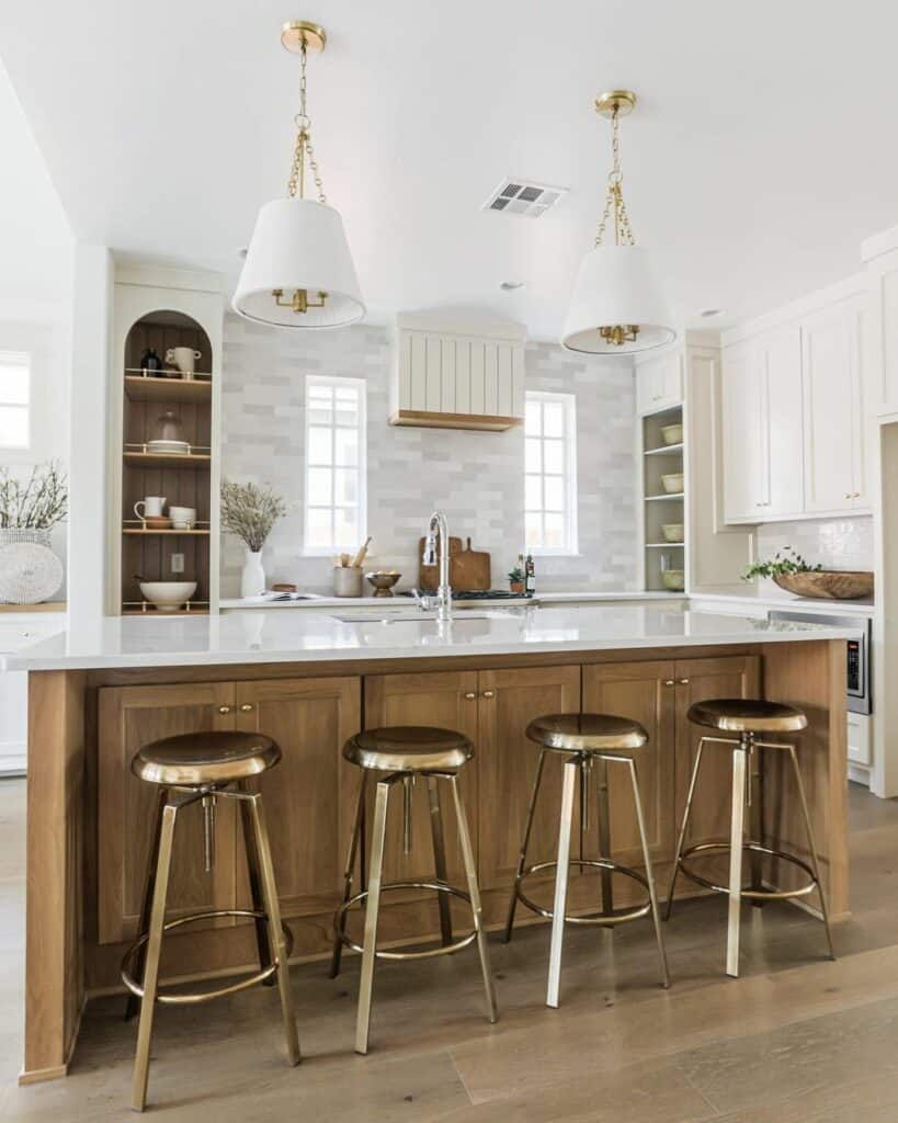 36 Charming Farmhouse Kitchen Island With Seating Options