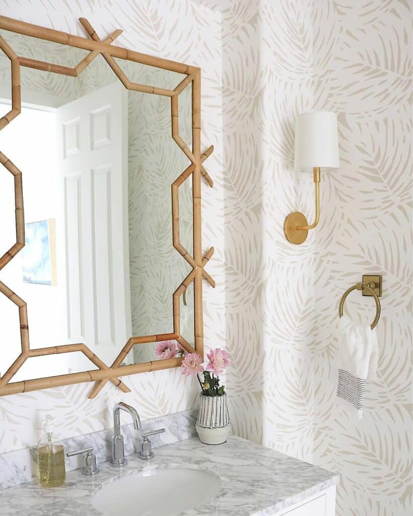 34 Fresh Powder Room Wallpaper Ideas to Transform your Space