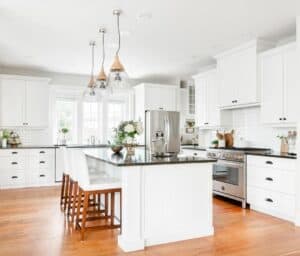 36 Charming Farmhouse Kitchen Island With Seating Options