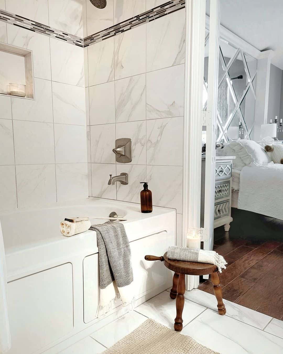 34 Bathroom Stool Ideas to Create a Spa-like Space