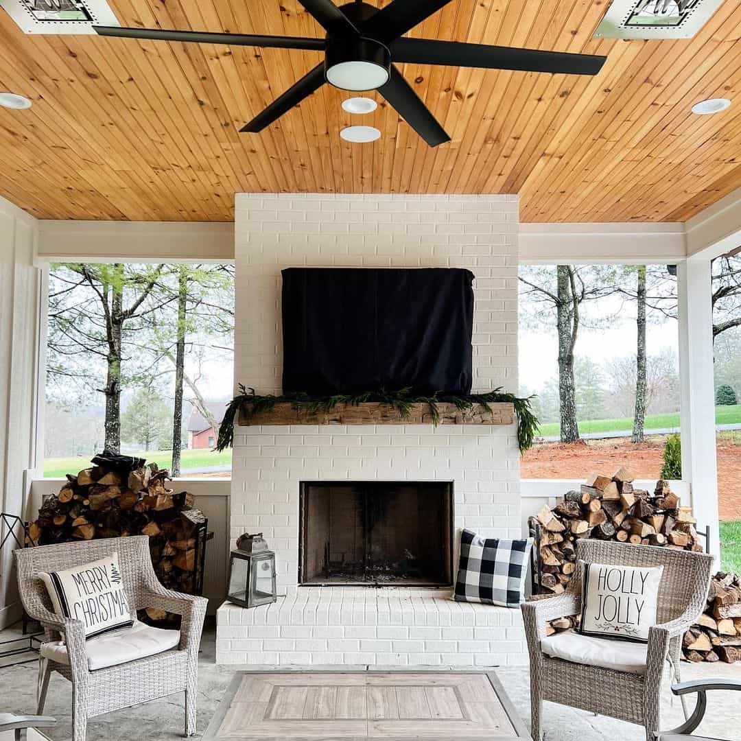 30 Eye-catching TV Over Fireplace Ideas for Function and Style