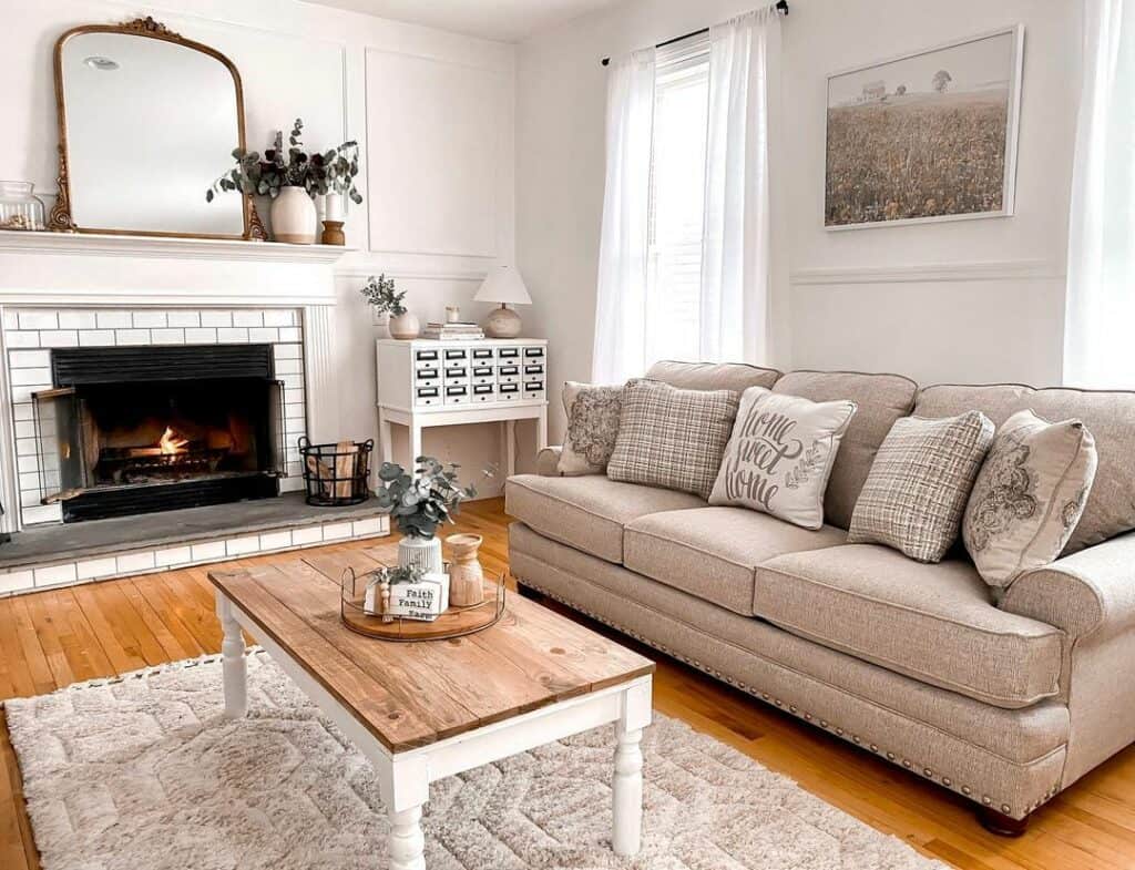 30 Rustic and Sleek Modern Farmhouse Living Room Ideas