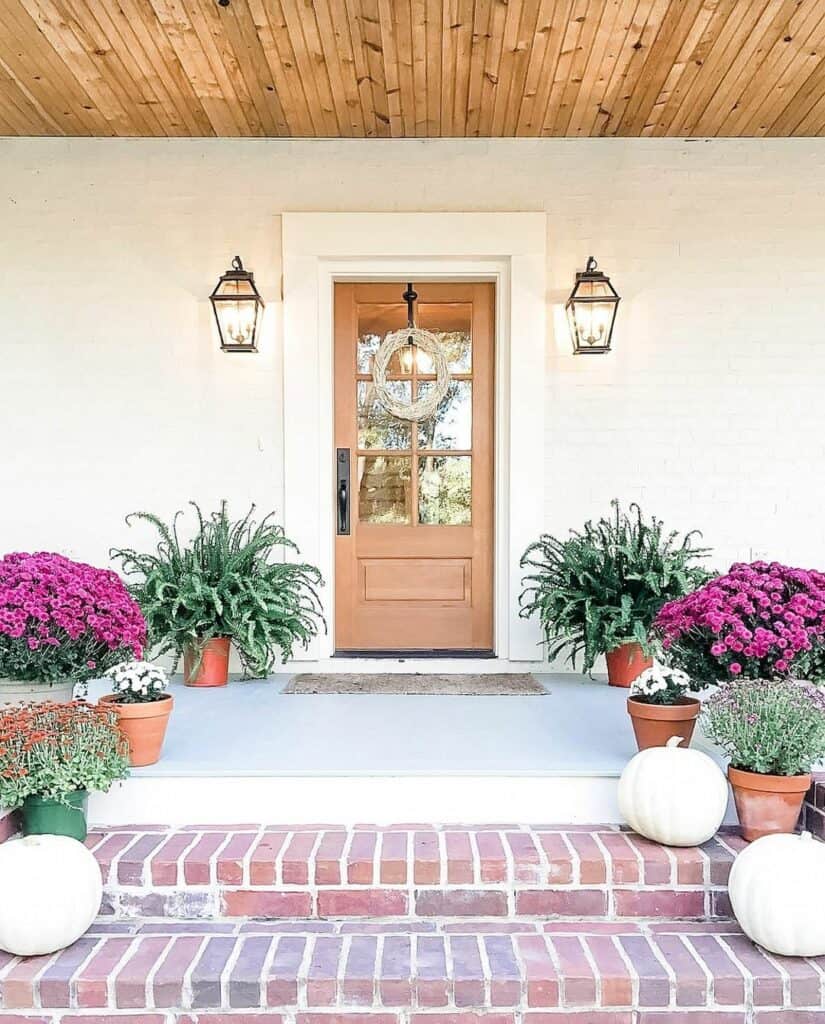 22 Charming Rustic Farmhouse Front Porch Décor Ideas