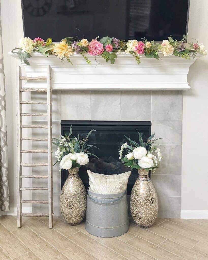 29 Summer Mantel Décor Ideas to Make Your Fireplace Blossom