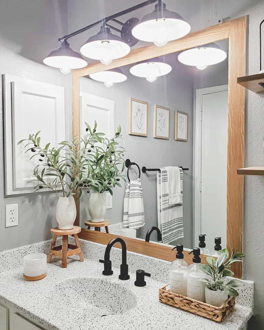 30 Bathroom Mirror Ideas to Accompany Your Vanity