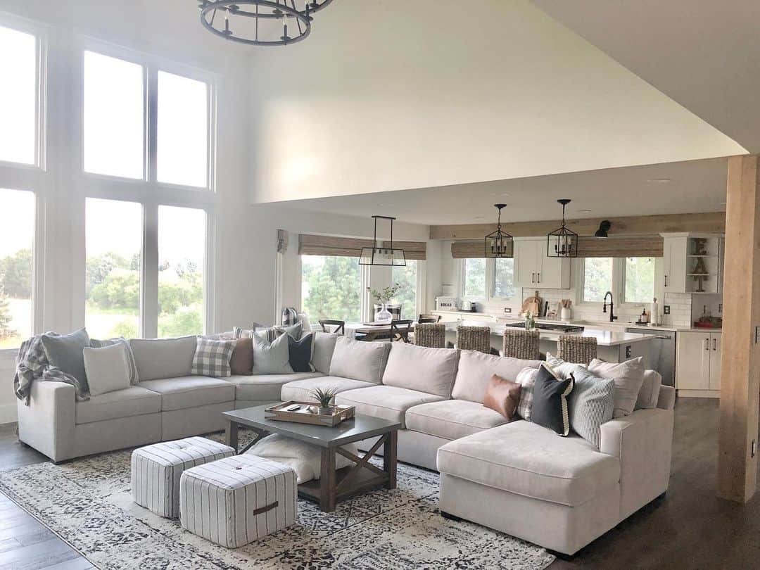 30 Calming Grey and White Living Room Styling Ideas