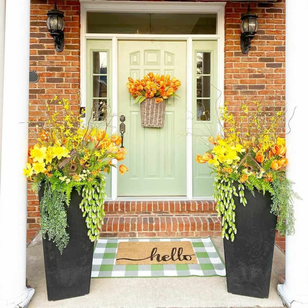 30 Spring Front Door Décor Ideas to Freshen Up Your Porch