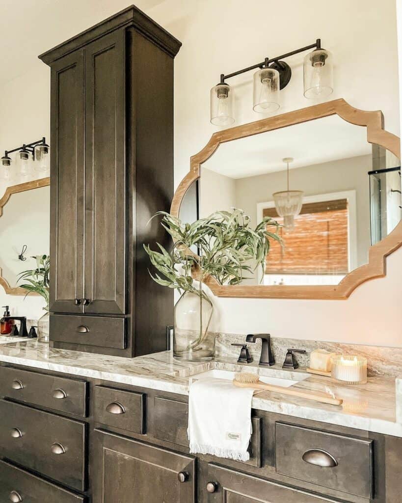 30 Bathroom Mirror Ideas to Accompany Your Vanity
