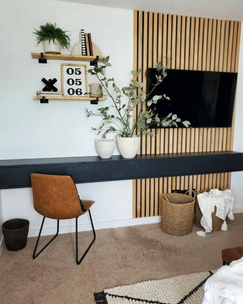 View of 25 Wood Accent Wall Ideas for a Stunning Focal Point