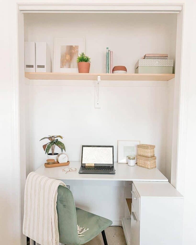 Image showcasing 30 Minimalist Home Office Ideas for Focus, Storage, and Style