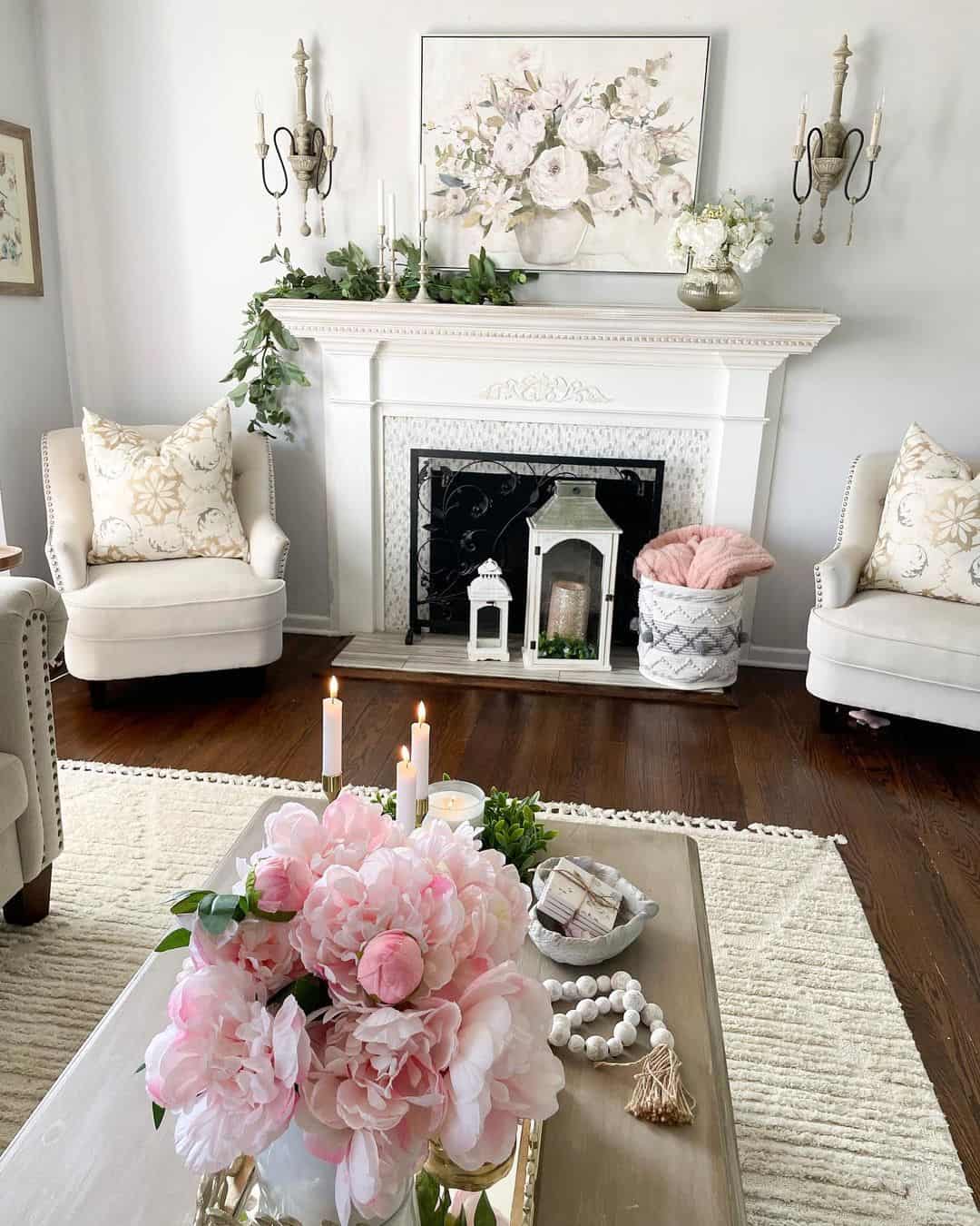 23 Pink Living Room Ideas For a Spectacular Farmhouse Home