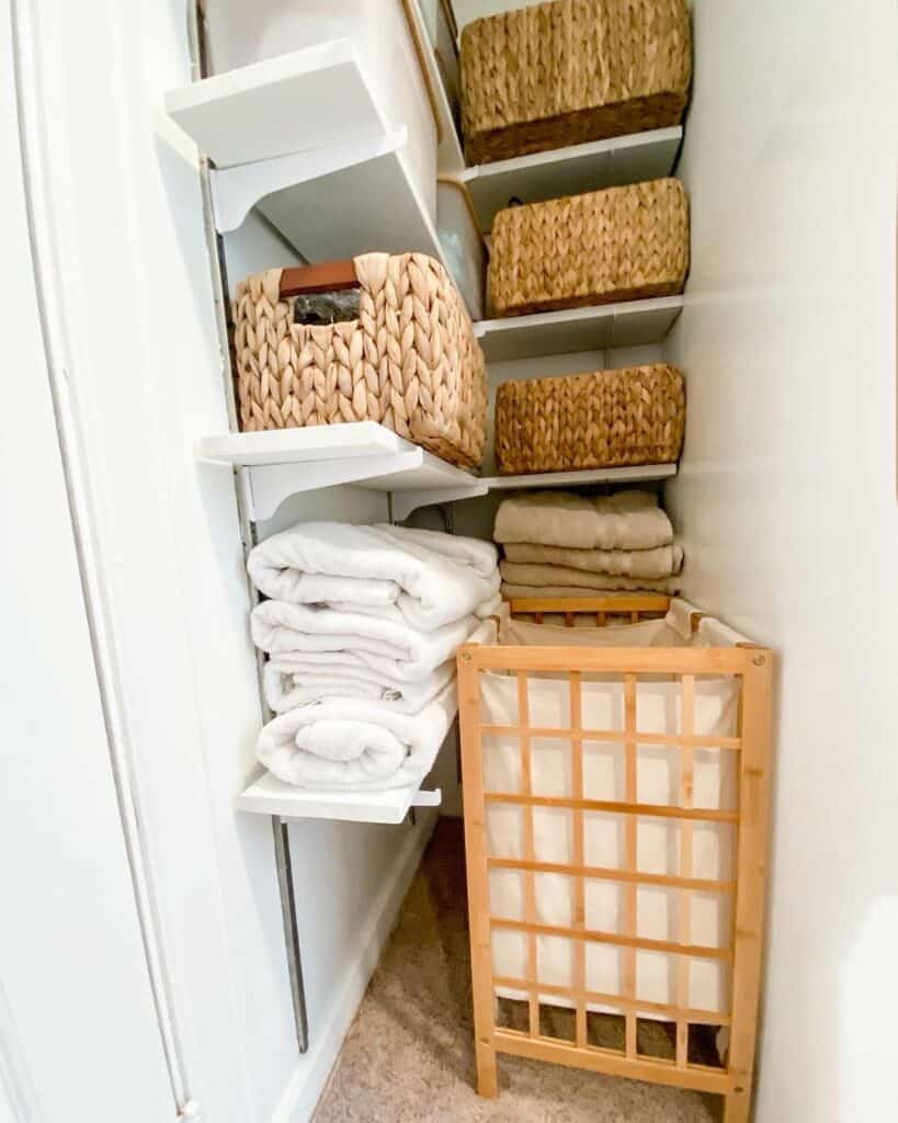 12 Bathroom Closet Ideas For A Clutter-Free Space