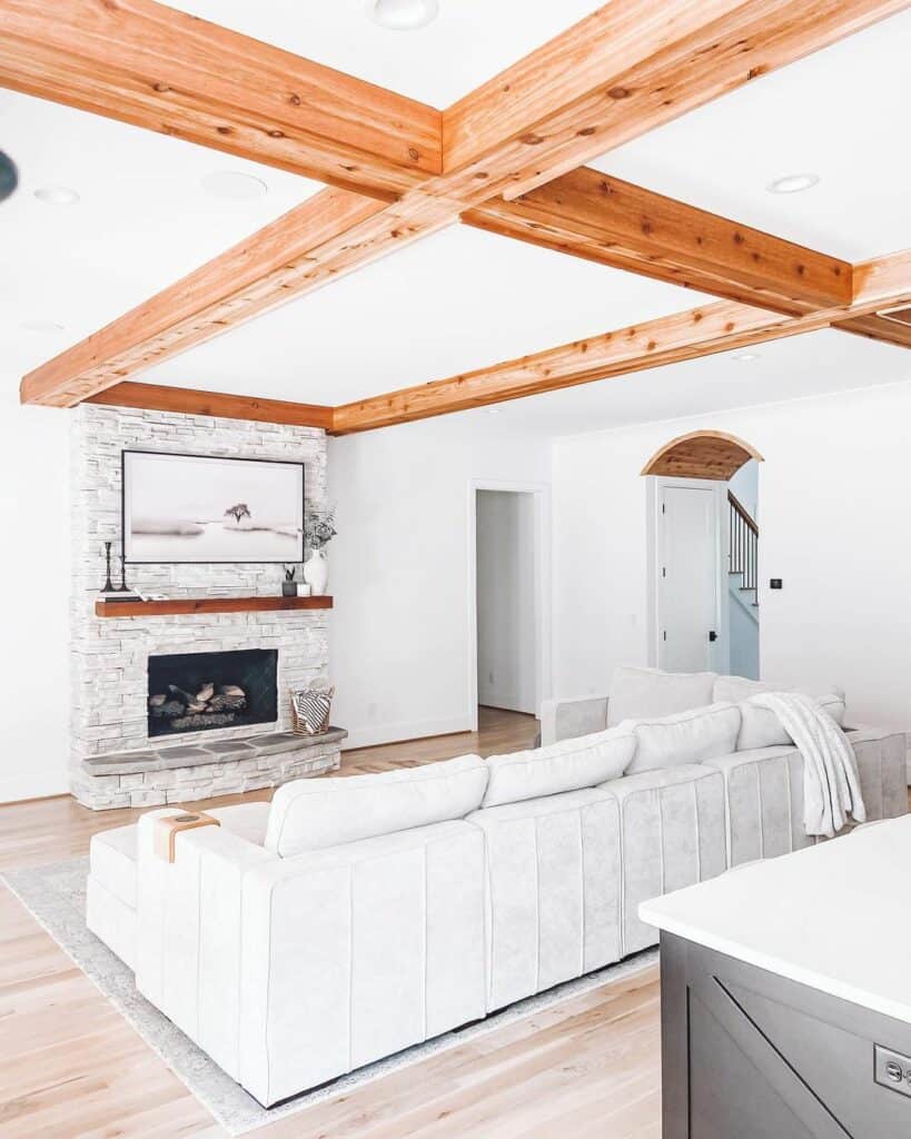 Stunning Exposed Minimalist Beams image