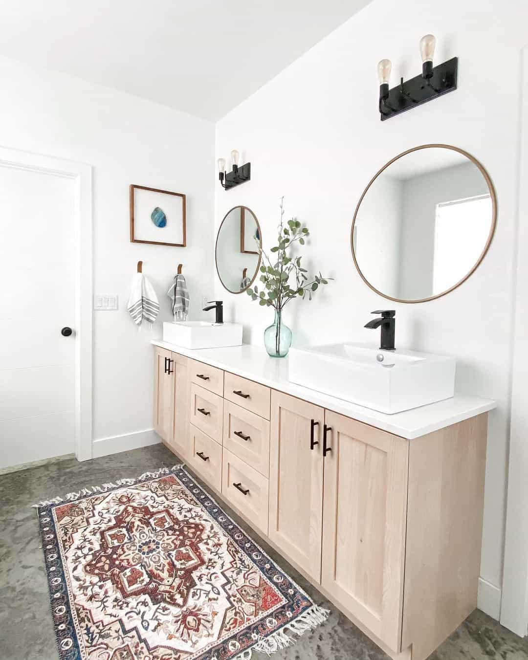 30 Bathroom Rug Ideas to Create a Spa Sanctuary