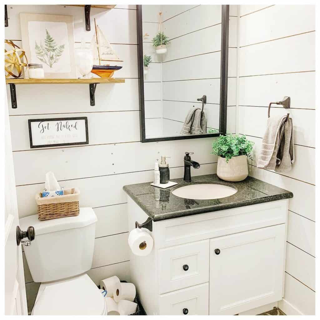 Image showcasing 30 Stunning Half Bathroom Décor Ideas To Try Today