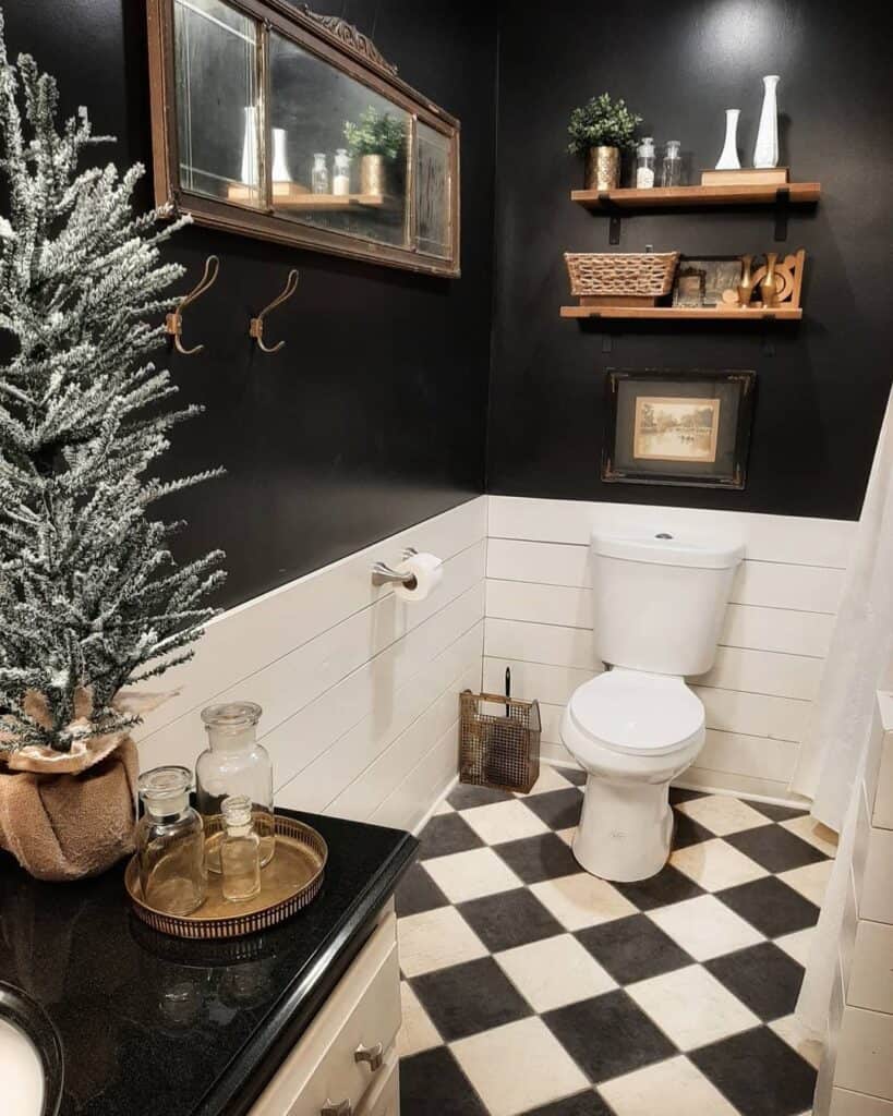 25 Transforming Black and White Small Bathroom Ideas